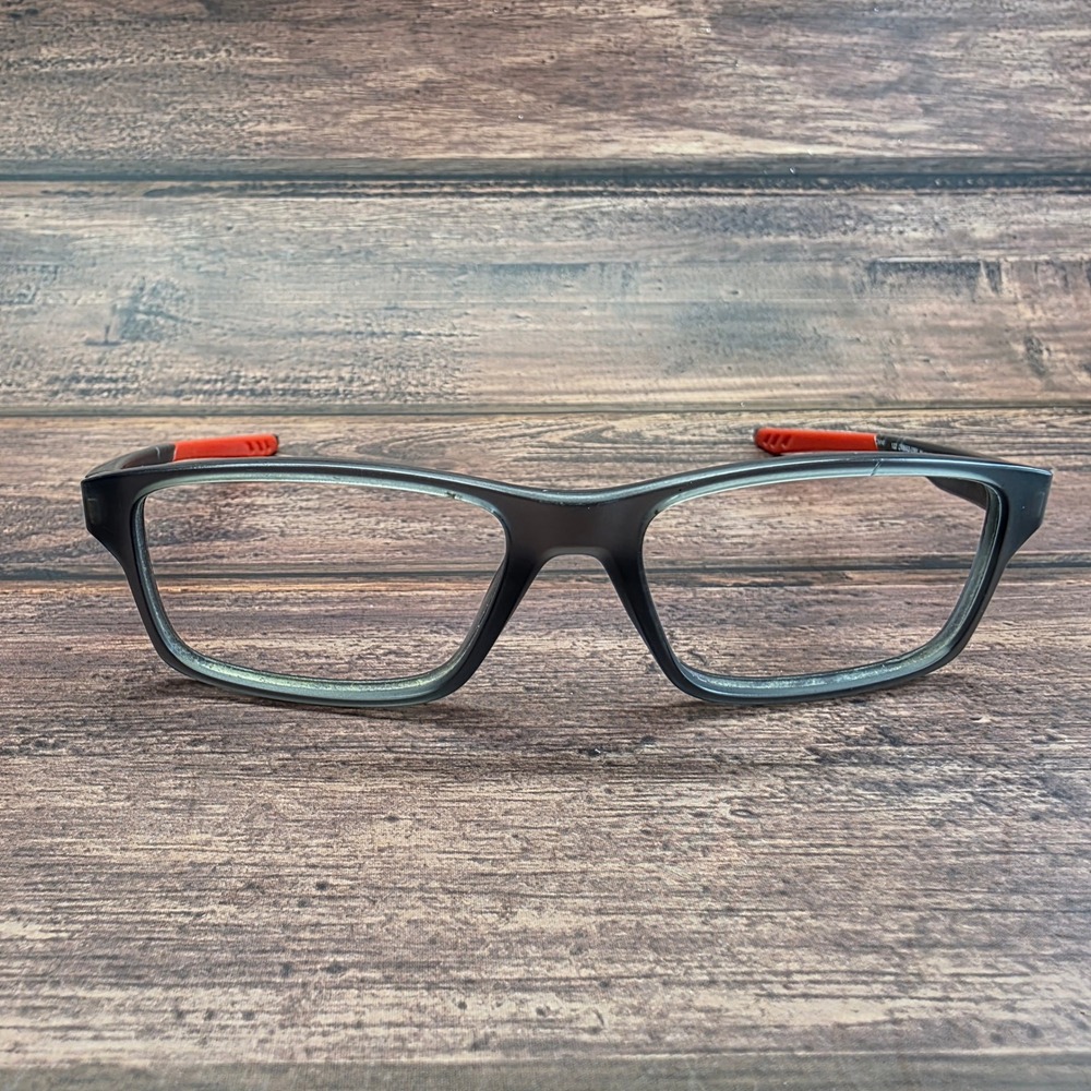 Oakley Crosslink XS OY8002-0351 Satin Grey Smoke Red Eyeglass Frames 51-15 122